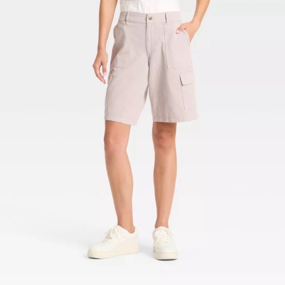 S40 Wild Fable Women’s High Waist‎ Cargo Skater Shorts - Size: Small